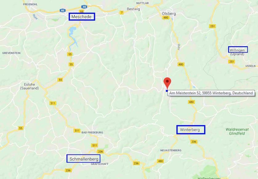 Apartmán Unter Den Wolken Winterberg Exteriér fotografie